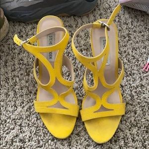 Yellow Steven madden heels